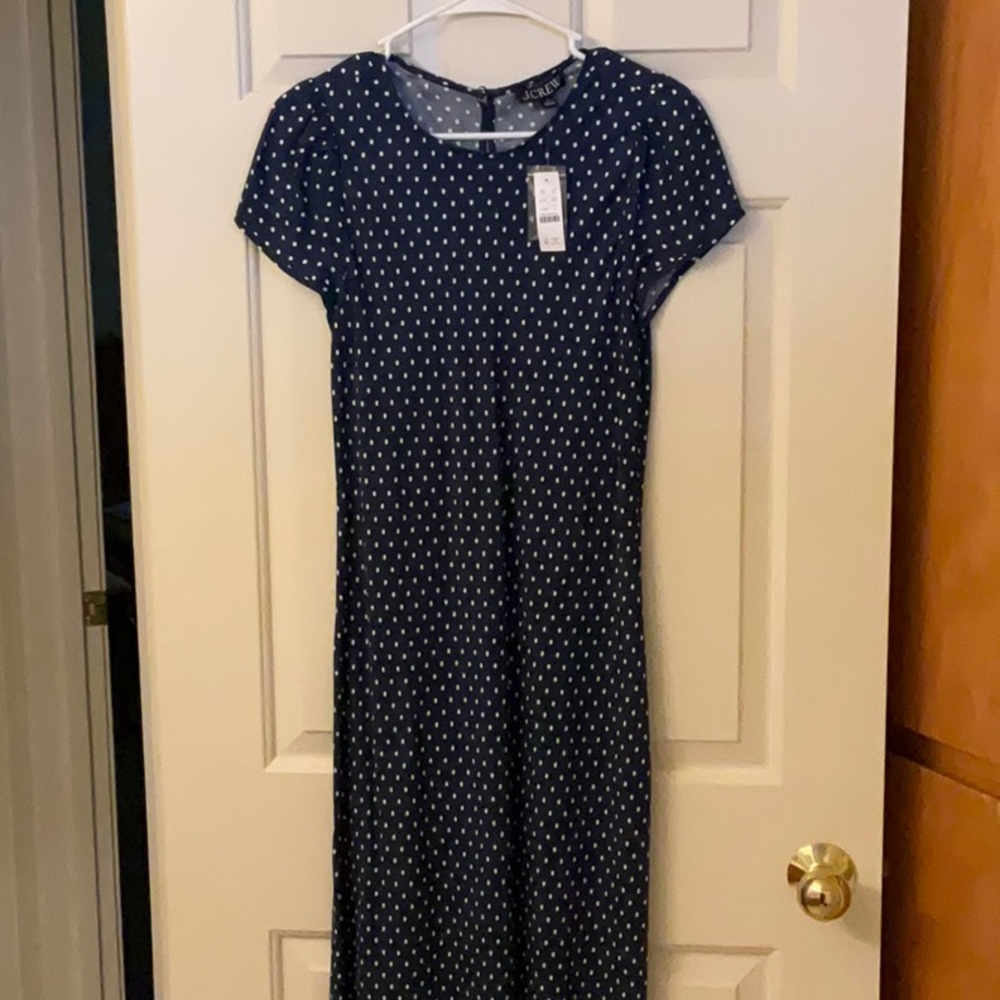 JCrew polka dot light flowy dress